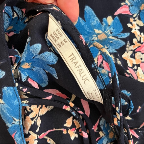 ZARA Floral Mini Dress - Picture 4 of 5